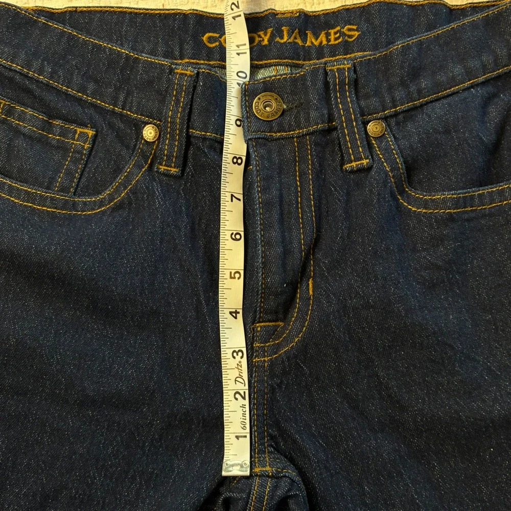 Cody James Mens Slim Straight Leg Dark Wash Stretch Denim Jeans 31x32 Cowboy